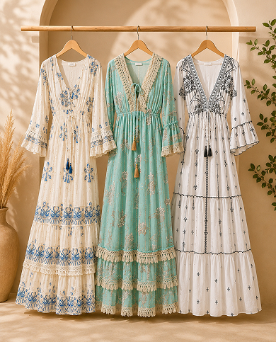 Lurex Ladies Dress
